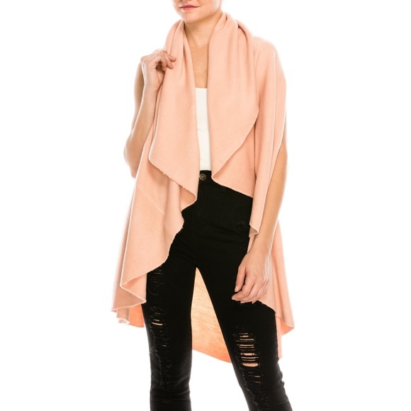 NWT Slouchy Sweater Cardigan Vest Knit Oversized - Picture 5 of 6